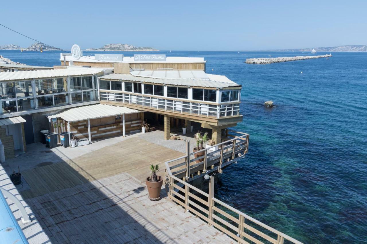 Stud Terras Ville Corniche 2 Pers Stat Gratuit Rue Modif Suivt Possib Et Accord Exclusif Марсель Экстерьер фото