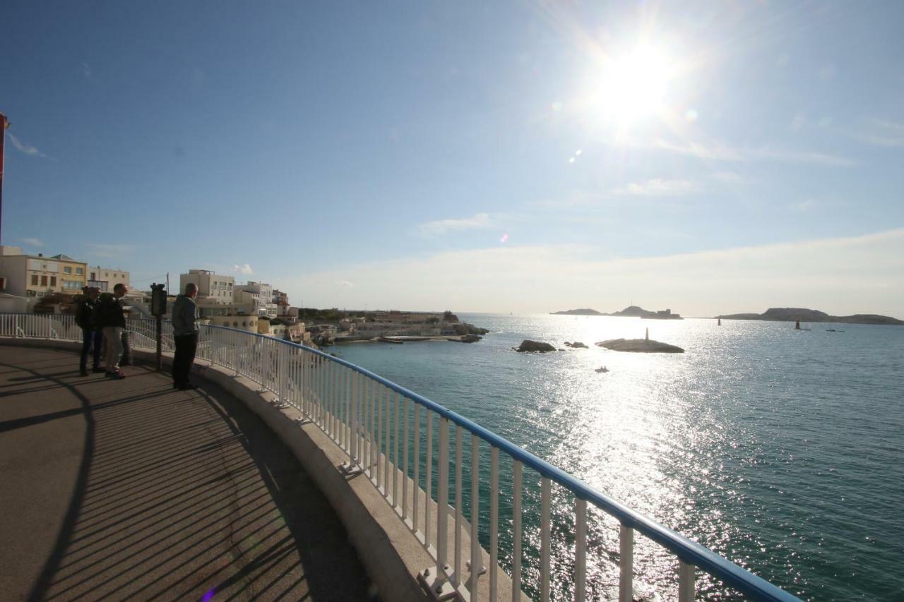 Stud Terras Ville Corniche 2 Pers Stat Gratuit Rue Modif Suivt Possib Et Accord Exclusif Марсель Экстерьер фото