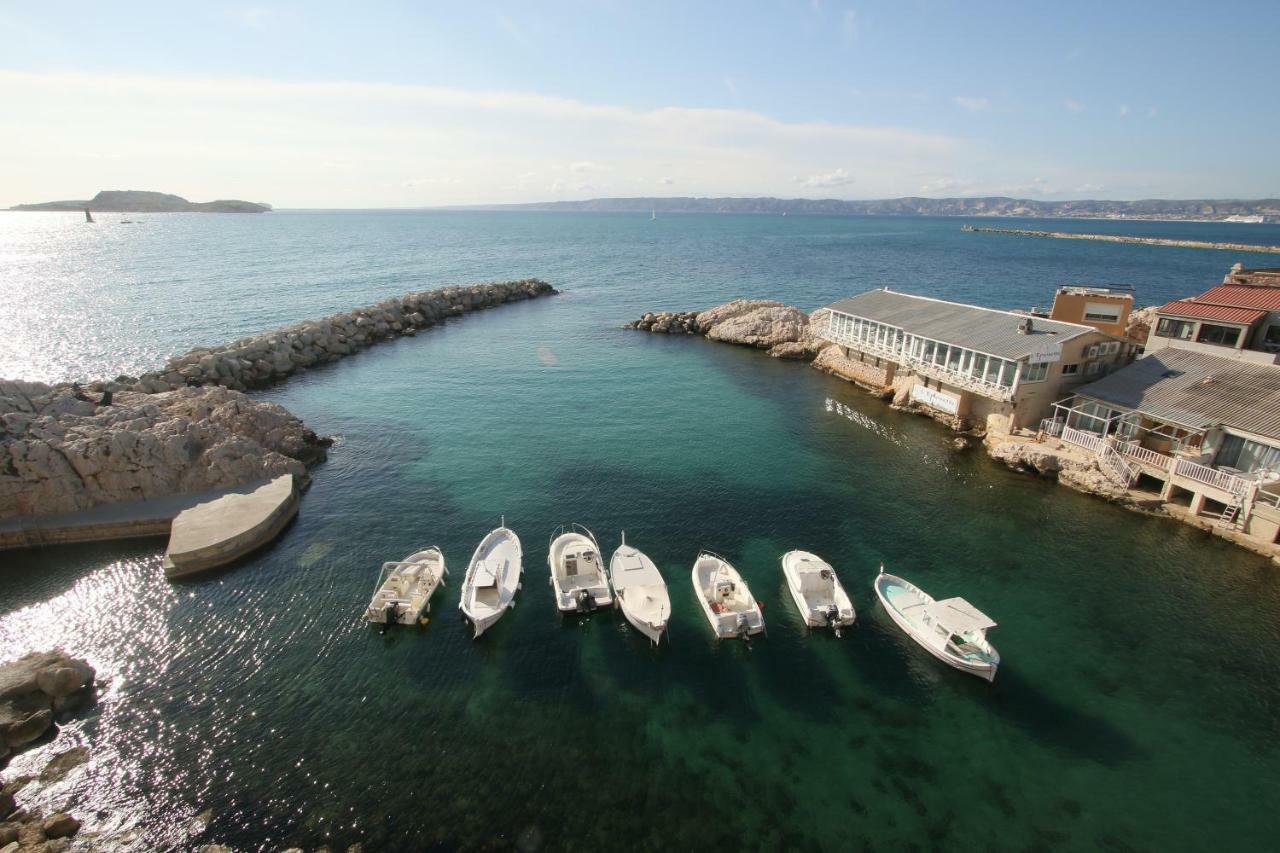 Stud Terras Ville Corniche 2 Pers Stat Gratuit Rue Modif Suivt Possib Et Accord Exclusif Марсель Экстерьер фото